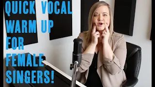 Quick 7 Minute Vocal Warm Up For Female Singers