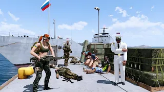 🔴 10 MINUTES AGO! US snipers attack the Russian military port, and rescue the hostages