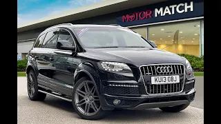 Used Audi Q7 3.0 Diesel Automatic S Line Plus Tiptronic Quattro at Motor Match Stafford