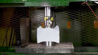 1500 sheets of paper against the hydraulic press