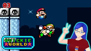 We built Chuck City! [Quickie World 1 - Ep3 - Kaizo SMW]