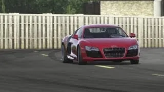 Audi R8 V10 Top Gear Test Track Crazy Finish