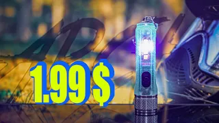 EDC S11 🔦  Топ Наключный фонарик за 2$