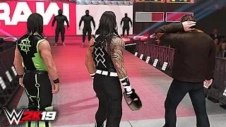 WWE 2K19 Custom Story - The Shield Unmasks Masked Faces Raw 2019 ft. Lesnar, Reigns - Part 3