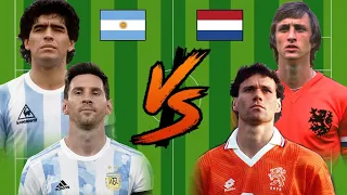 Messi-Maradona vs Cruyff-Van Basten💪