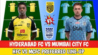 Hyderabad FC VS Mumbai City FC Possible Line-up | Hero ISL 2022-23