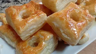 PASTELITOS DE HOJALDRE (MIELITOS) receta fácil , rápida y deliciosa👌🏼 todos te pedirán la receta .