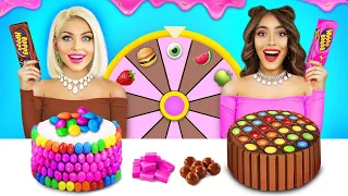 Bubble Gum VS Chocolate Food Challenge | Yummy War with Giant Food & Desserts by RATATA CHALLENGE