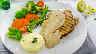 Chicken Steak with Mushroom Sauce By SooperChef