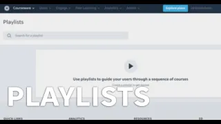 Creating a playlist in EdApp