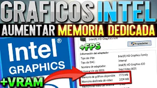 Como Aumentar MEMORIA DEDICADA INTEL HD GRAPHICS | Aumentar Memoria VRAM en Intel HD Graphics (2024)