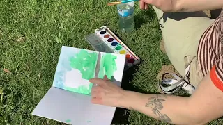 Plein Air Watercolor Painting