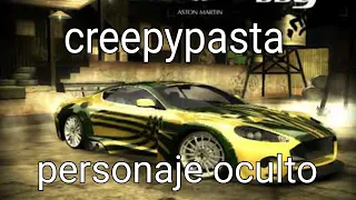 creepypasta need for speed most wanted: personaje oculto