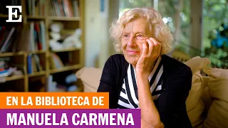 En la biblioteca de Manuela Carmena: “Es dramático que haya políticos que no leen un libro” |EL PAÍS