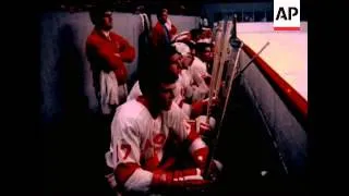 SYND STORIES 19-12-69 INTERNATIONAL ICE HOCKEY MATCH BETWEEN RUSSIA AND CANADA