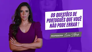 9 questões de PORTUGUÊS que VOCÊ não pode ERRAR !