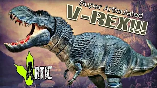 Artic Figures Super Articulated V Rex Review!!! Vastatosaurus Rex!!!