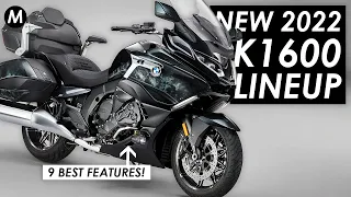 NEW 2022 BMW K1600 Lineup Announced: 9 Best Features! (Bagger, Grand America, GT, GTL)