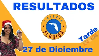 Lotería Florida Tarde Resultados de hoy 27 de Diciembre del 2021