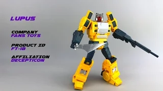 Transformers Fans Toys FT-18 Lupus (Pre-production Sample) // P4L Reviews