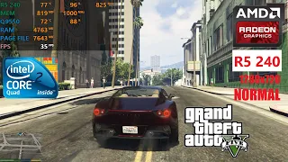 GTA 5 / V - Core 2 Quad Q9550 - R5 240 - 8 GB Ram