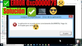 ✅ ERROR 0xc000007B   Solución definitiva MUY FÁCIL Windows 10 8 7 11 tutorial en Español