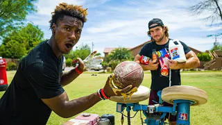 THE NFL BANNED PLAYERS FROM USING THESE GLOVES! (INSANE EXPERIMENT)