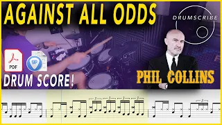 Against All Odds (Take A Look At Me Now) - Phil Collins | Drum SCORE Sheet Music | DRUMSCRIBE
