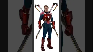 Spider man + Iron man || fusion art || @techeditor2.063  || #shorts #youtubeshorts