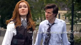 the doctor and amy pond being a comedic duo