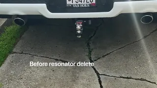 Stock muffler 2019 ram 1500 resonator delete