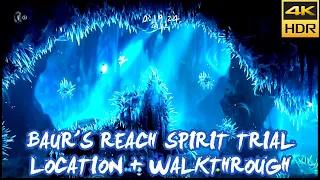 Baur's Reach Spirit Trial Location + Guide - Ori and the Will of the Wisps [4k HDR]