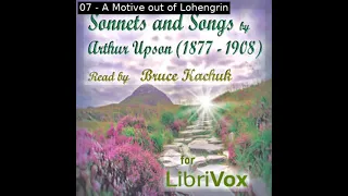 Sonnets and Songs by Arthur Upson read by Bruce Kachuk | Full Audio Book