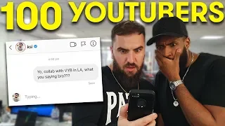 We Sent a DM To 100 YouTubers For A Collab