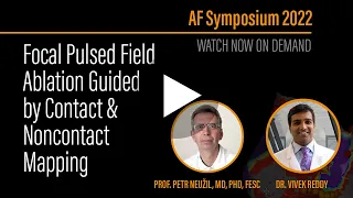 Focal Pulsed Field Ablation Guided by Contact & Noncontact Mapping — AF Symposium 2022