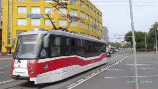 Трамваии в Москве 30 Minutes of Trams in Moscow, Russia