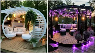 100 Modern Patio Design Ideas 2023 Home Backyard Garden Landscaping Ideas| Outdoor Seating furniture