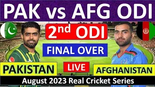 pak VS AFG 2nd ODI last over Thriller