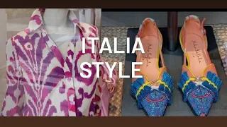 Italia Vetrine .Italia style. Beautiful spring clothes. Moda primavera.