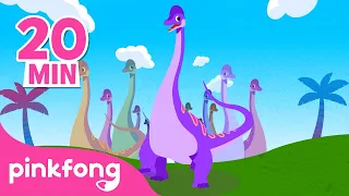 Brachiosaurus dan lain lain | Kumpulan lagu & kartun dinosaurus | Pinkfong dan Baby Shark