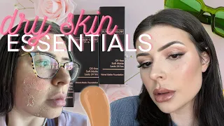 Makeup Essentials for Dry Skin | what products to use, what to avoid, & more!!