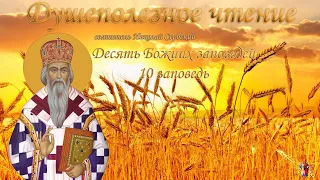 святитель Николай Сербский "Десять Божиих заповедей" 10 заповедь