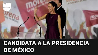 Claudia Sheinbaum es elegida como la candidata del partido Morena para la presidencia de México