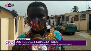 #GhBudget: Koforidua residents ask government to prioritise security | Citi Newsroom