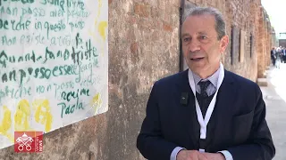 2024 aprile 19 intervista Bruno Racine curatore del Padiglione della Santa Sede