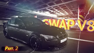 ТВОЙ МОКРЫЙ СОН! СВАП V8 4.4 BMW E60 - ВЫЕХАЛИ В ГОРОД / 2 ЧАСТЬ, ФИНАЛ