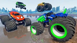 Monster Truck Mud Battle #12 | BeamNG Drive - Griff's Garage