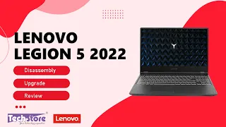 Lenovo Legion 5 Gaming 2022 : Review upgrade ram ssd battery disassembly of base DIY