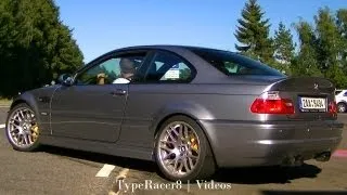 LOUD BMW M3 CSL w/ Supersprint Exhaust! Powerslide, Revving and on Track! 1080p HD!