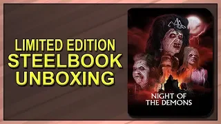 Night of the Demons Limited Edition Blu-ray SteelBook Unboxing